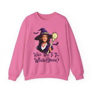 Witch Way To The White House Halloween Sweatshirt - Sweatshirt Election 2024