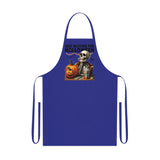 Just Waiting For Halloween Cotton Apron Utensils Custom Gift Personalized for Mom/Grandma