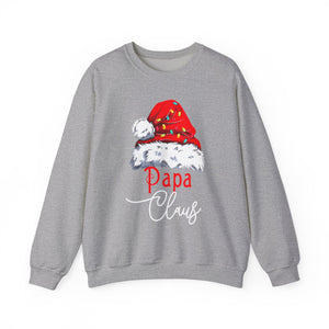 Unisex Sweatshirt Papa Claus Family Personalized Custom Sweatshirt -Christmas Gift For Family Members