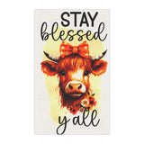 Personalized Funny Kitchen Towel Stay Blessed Yall  Kitchen Decor