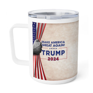 Make America Great Again Flat Tumbler Personalized Mug 10 Oz