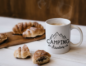 Personalized Camping Mug Name Best Gift for Best Friend 15 Oz Mug