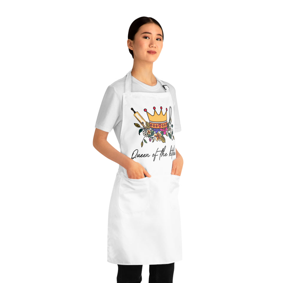 Queen of The Kitchen Personalized Apron Utensils Custom Gift Personalized for Mom/Grandma