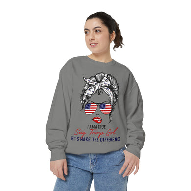 I'm A True Sexy Trump Girl Trump Sweatshirt - Donald Trump Sweatshirt Election 2024