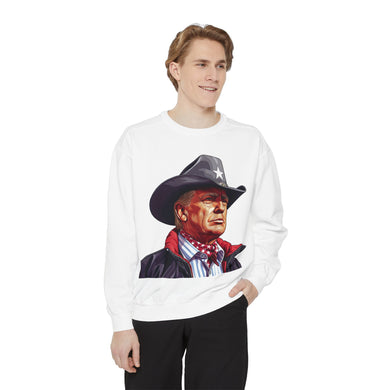 Cowboy Trump Sweatshirt Trump for President 2024 Make America Great Again