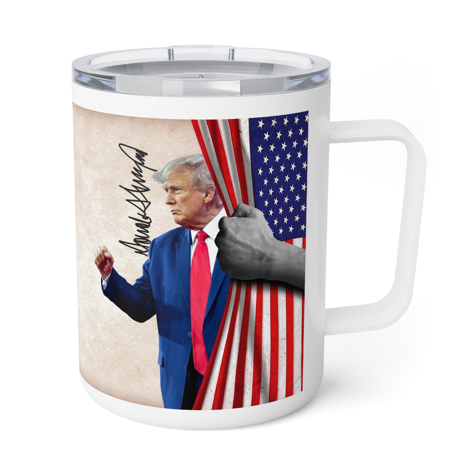 Make America Great Again Flat Tumbler Personalized Mug 10 Oz