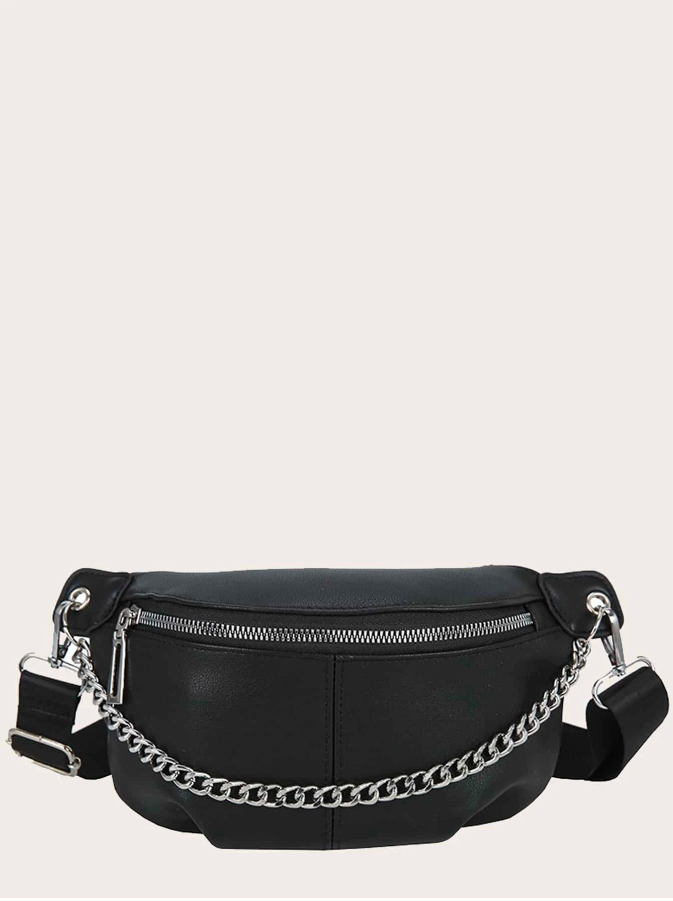 Multifunctional Chain Waist Bag, Unisex Sport Shoulder Sling Crossbody Bag