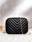 Mini Chevron Chain Crossbody Bag