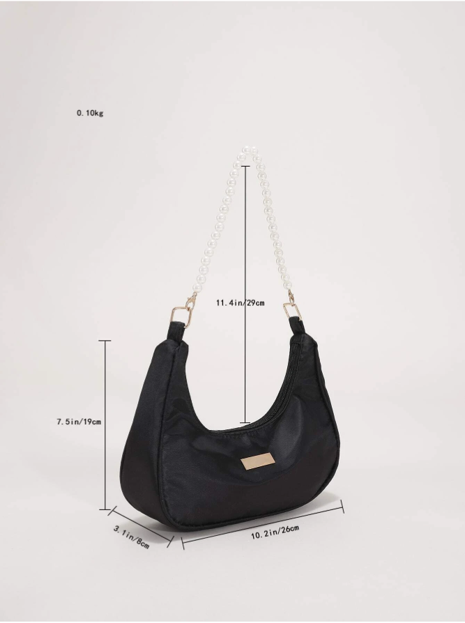 Multi-Functional Crescent Moon Shoulder Bag