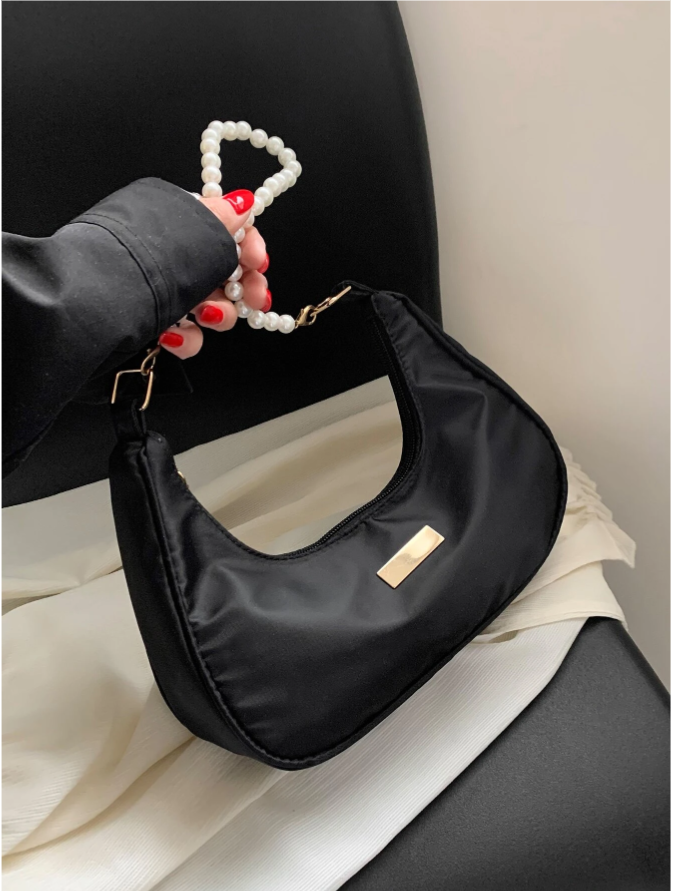 Multi-Functional Crescent Moon Shoulder Bag