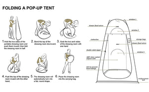 Camping Tent Outdoor Bathroom Toilet Changing Dressing Room