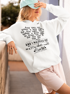 Great Man To Treat Her Right Personalized Custom Hoodie Gift For Her And Mom