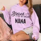 Personalized Blessed To Be Called NANA Custom Hoodie Gift For Her And Mom