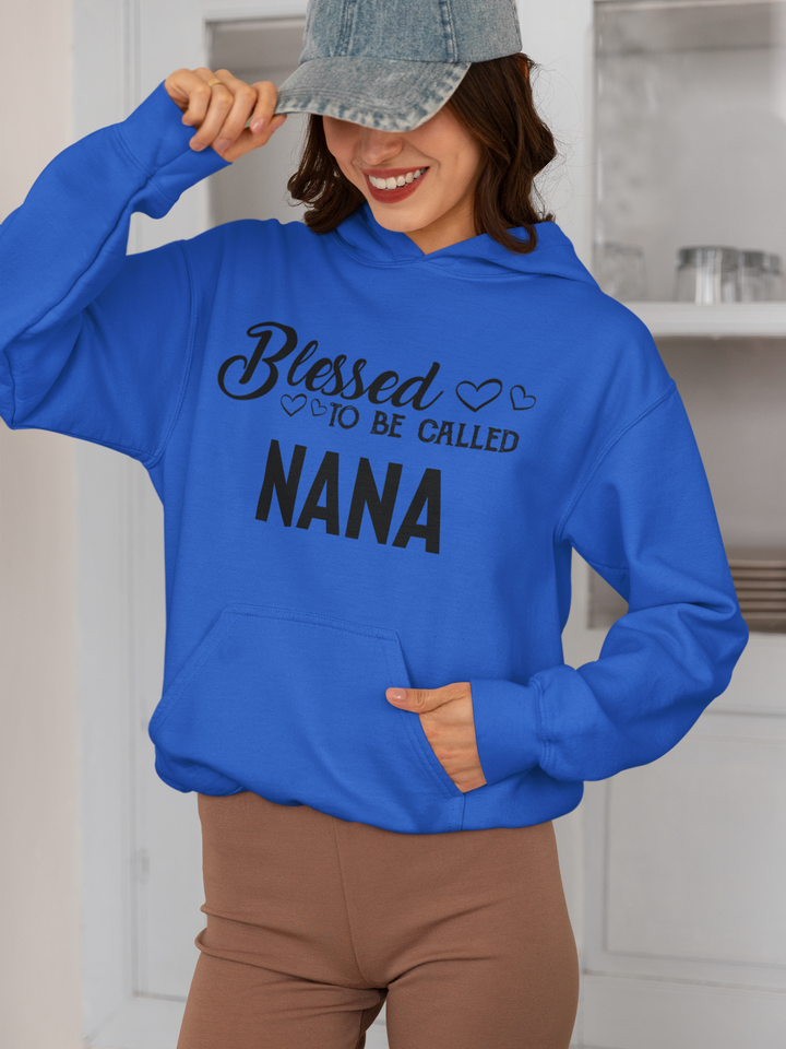 Personalized Blessed To Be Called NANA Custom Hoodie Gift For Her And Mom