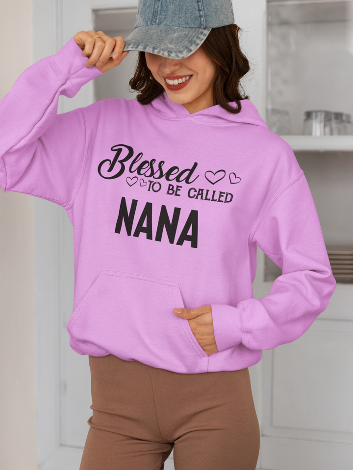 Personalized Blessed To Be Called NANA Custom Hoodie Gift For Her And Mom