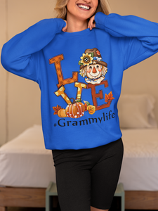 Grammylife Personalized Custom Sweatershirt Gift For Her And Mom