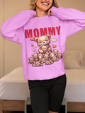 Love Mommy Personalized Custom Sweatshirt Gift For Her And Mom