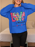 Love Momlife Personalized Custom Sweatershirt Gift For Her And Mom