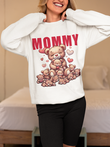 Love Mommy Personalized Custom Sweatshirt Gift For Her And Mom