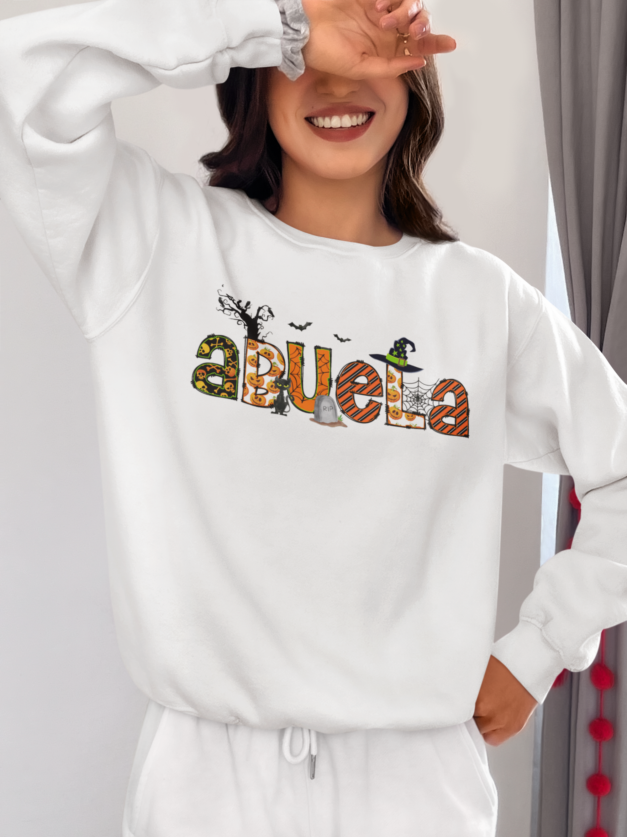 Personalized Abuela Custom Sweatshirt Gift For Her And Mom