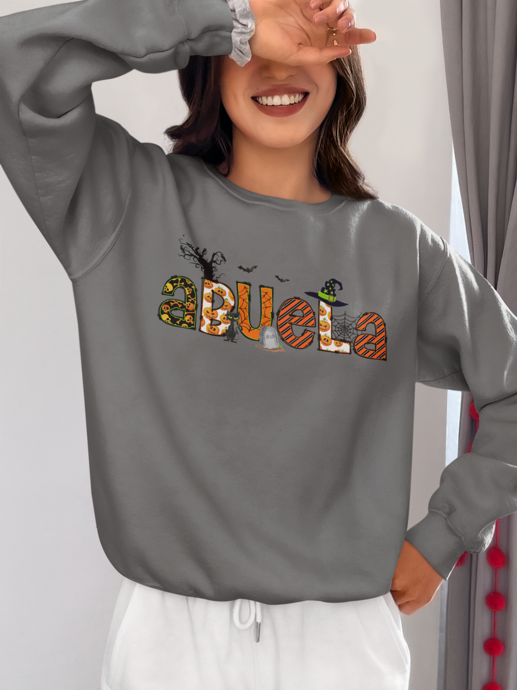 Personalized Abuela Custom Sweatshirt Gift For Her And Mom