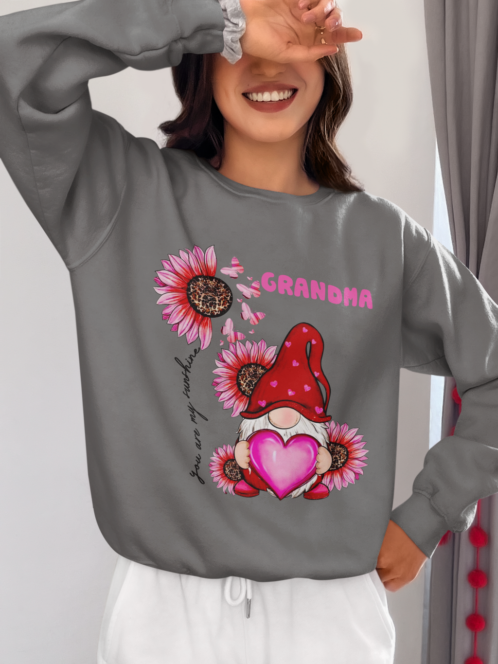 You Are My Sunshine Personalized Custom Sweatshirt Gift For Her And Mom