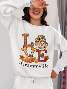 Grammylife Personalized Custom Sweatershirt Gift For Her And Mom