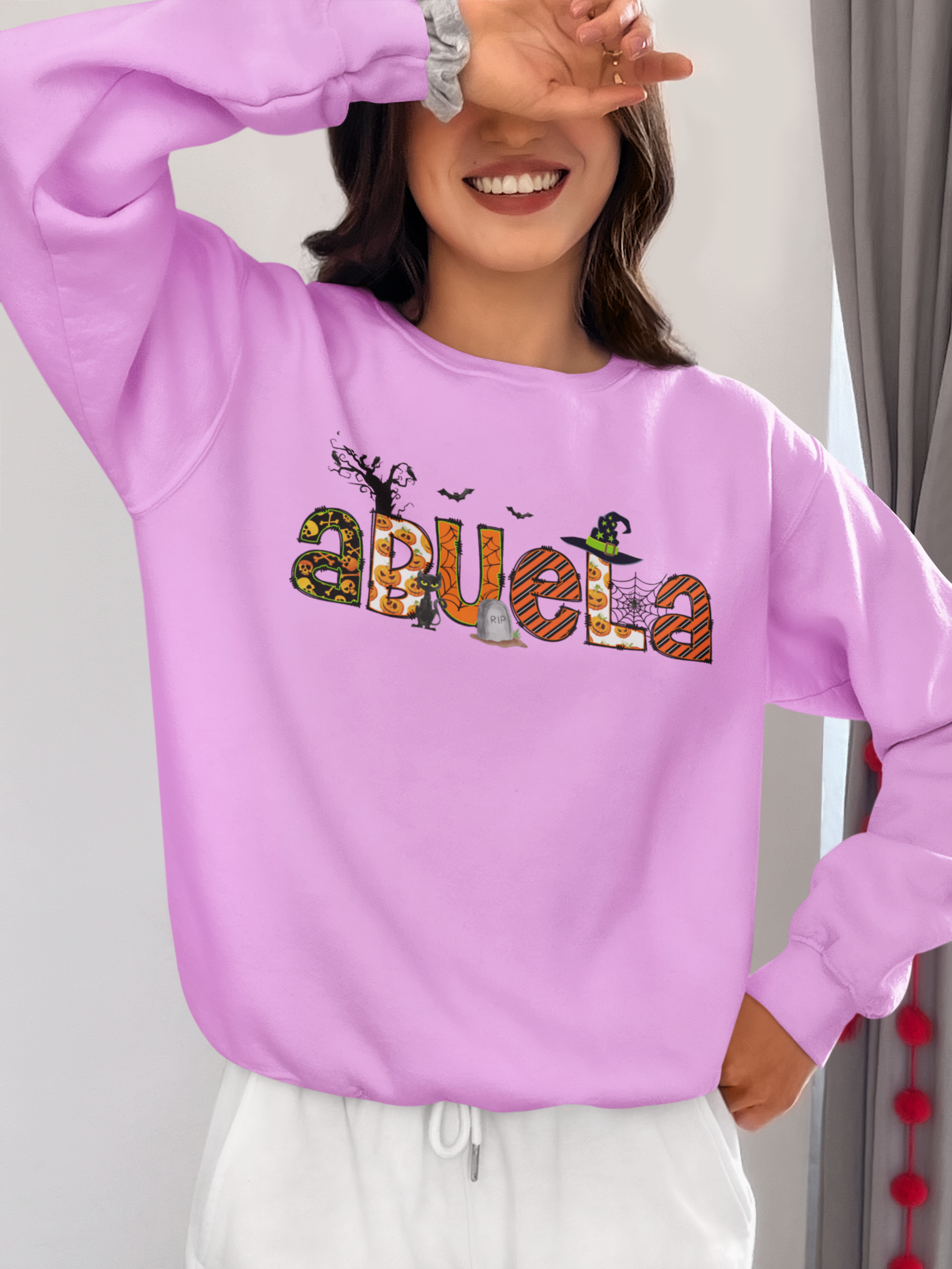 Personalized Abuela Custom Sweatshirt Gift For Her And Mom