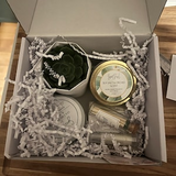 Expecting Mom Spa Gift Set with Succulent Candle and Natural Soap