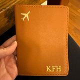Personalized Leather Passport Holder Gift