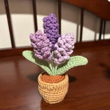 Handmade Crochet Flower in Pot Personalized Gift