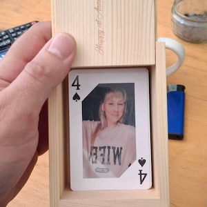 Custom Photo Playing Cards Unique Gift for Family Couples and Friends