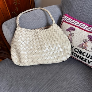 Handcrafted Woven Leather Tote Bag