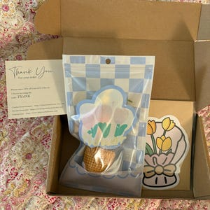 Handmade Crochet Flower in Pot Personalized Gift