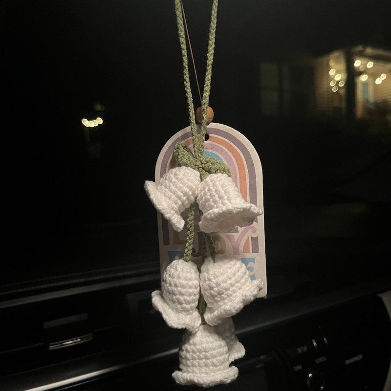 Crochet Lily of the Valley Hanging Decor