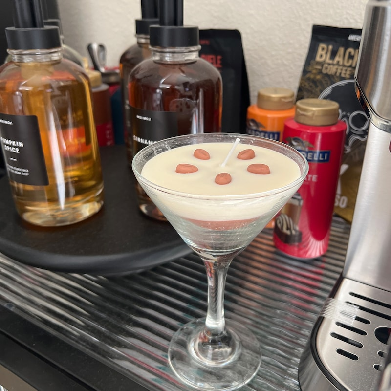 Espresso Martini Candle Realistic Coffee Gift