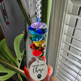 Personalized Pet Memorial Suncatcher Rainbow Bridge Keepsake