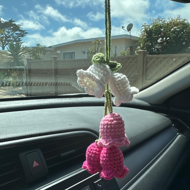 Crochet Lily of the Valley Hanging Decor