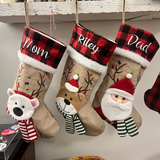 Personalized 3D Family Christmas Stockings