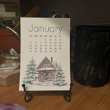 2026 Nature Desktop Calendar Gift