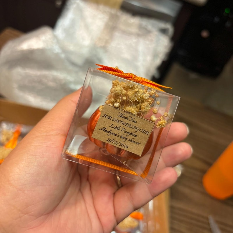 Pumpkin Candle Wedding & Party Favors