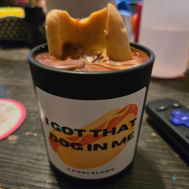 Funny Hot Dog Candle Novelty Gift