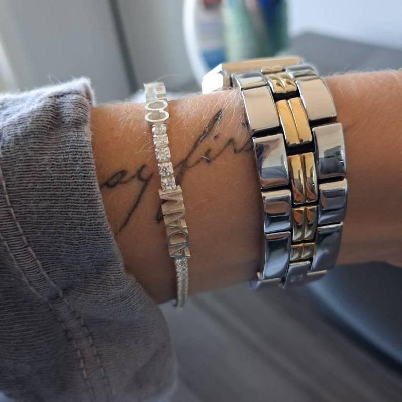 Personalized Multiple Name Tennis Bracelet Gift