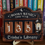 Personalized Books Read Tracker & Counter