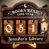 Personalized Books Read Tracker & Counter
