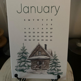 2026 Nature Desktop Calendar Gift