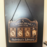 Personalized Books Read Tracker & Counter