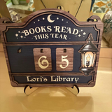 Personalized Books Read Tracker & Counter