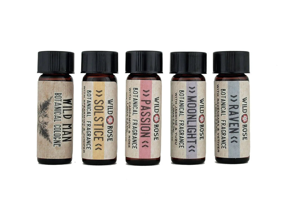 Natural Cologne Oil WILD MAN Unisex Natural Perfume 3.7 ml // 1 Dram