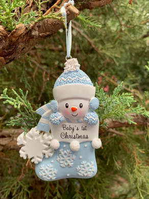 Personalized Baby's First Christmas Ornament